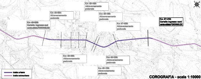 Messa in sicurezza attraversamento pedonale, km 56+272 Figura 2.