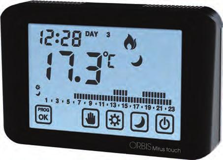 ENERGIA anni di 3Garanzia MIRUS touch cronotermostato digitale TOUCH SCREEN MKT 10.000/1114/010 COD.