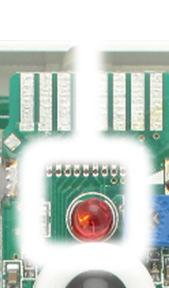 trasmissione ALLARME LED rilevazione sensore SINISTRO INFERIORE LED