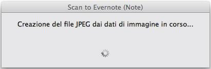 Salvataggio di note scritte a mano in Evernote (file JPEG) SUGGERIMENTO Se si seleziona [PDF(*.