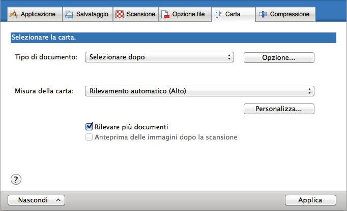 Salvataggio delle immagini scandite di un libro come immagini separate in pagine singole (SV600) Salvataggio delle immagini scandite di un