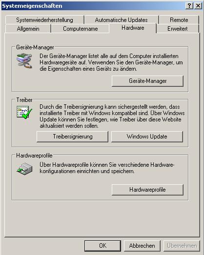 Controllare in Device Manager le caratteristiche