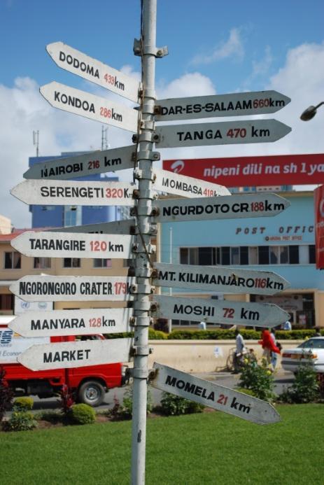 PROGRAMMA DETTAGLIATO GIRONO 1 - citta di Arusha e dintorni: Kilimanjaro airport Arusha 1 ora di transfer Attivita : visita della citta di Arusha.