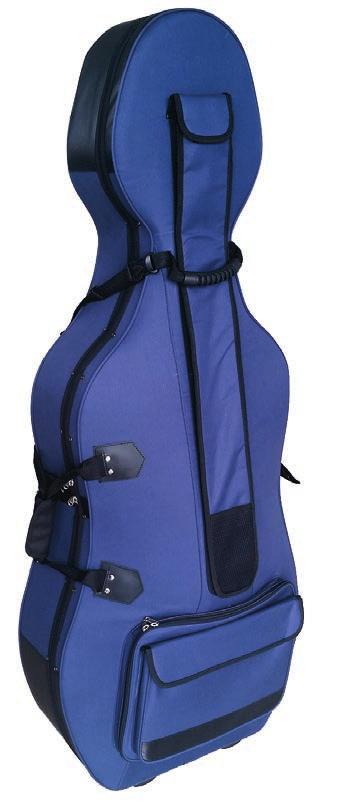 ESTERNO BLU CON RINFORZI NERI 3 TASCHE PORTAMUSICA 1 TASCA PER