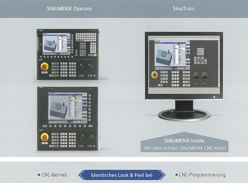 SINUTRAIN SIEMENS SINUTRAIN - IL SOFTWARE DI ADDESTRAMENTO SINUMERIK SIEMENS SINUTRAIN - SINUMERIK TRAINING SOSFTWARE SinuTrain è il software identico al controllo numerico di SINUMERIK per il vostro