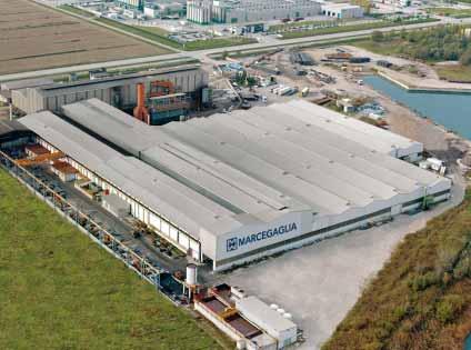 1 The plant Lo stabilimento The Marcegaglia plant in San Giorgio di Nogaro (Udine) is dedicated to the manufacturing of heavy plates for applications in the building and infrastructure sector, as