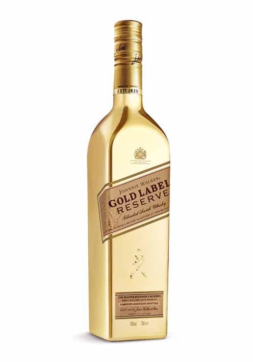 Johnnie Walker JOHNNIE WALKER GOLD LABEL RESERVE - BULLION Fine ed elegante la bottiglia che