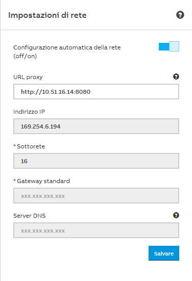 3.3.4 Rete Nelle impostazioni di rete è possibile scegliere