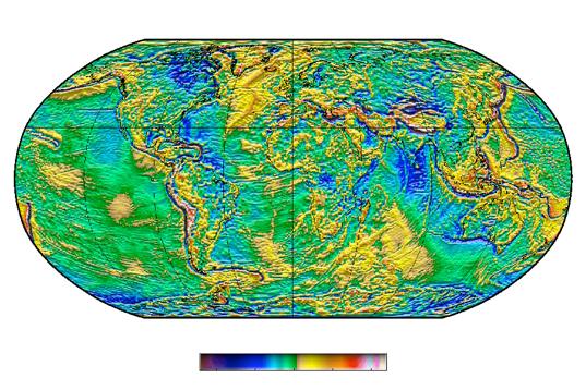 Mappa gravitazionale della Terra Sistemi