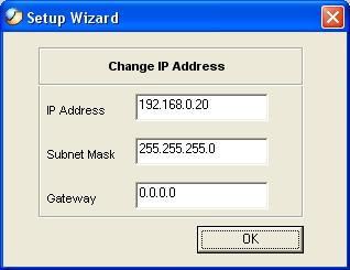 . Inserire l'indirizzo IP (es. 9.68..).. Inserire la maschera di sottorete (es. 55.55.55.0). Specificare il gateway (es. 9.68..). 4. Fare clic su "OK".