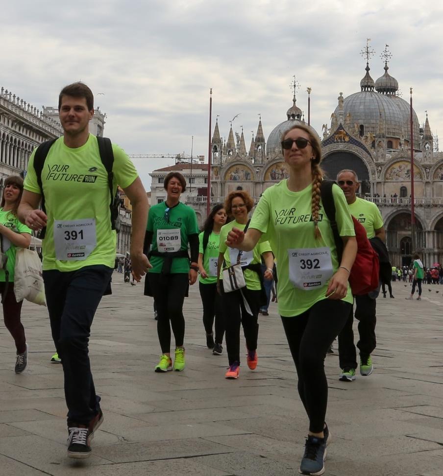 y.our future Run Sabato 6 maggio si è svolta la y.our future Run, la prima corsa dell Università Ca Foscari, nata come espressione del progetto y.