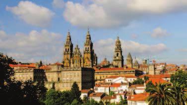 1917-2017: CENTENARIO DELLE APPARIZIONI E IL CAMMINO PORTOGHESE VERSO SANTIAGO DE COMPOSTELA pomeriggio visita con guida del centro storico e tempo libero per l ingresso della Cattedrale.