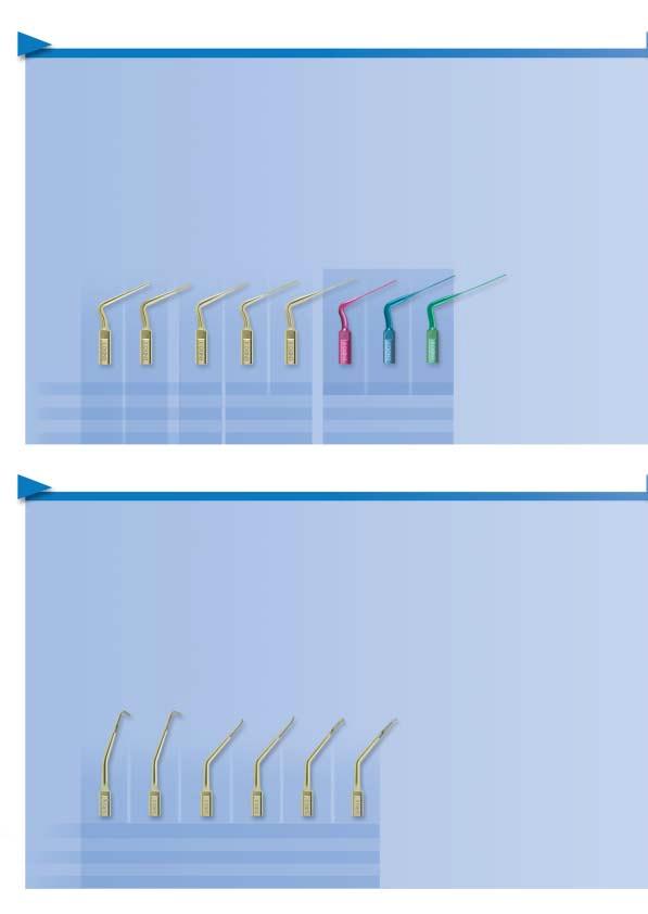 Vantaggi delle punte ProUltra La controangolatura brevettata facilita l'accesso a tutti i denti Il rivestimento abrasivo aumenta l'efficienza e la precisione Le pareti parallele brevettate migliorano