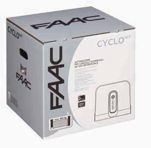 Cyclo kit per cancelli scorrevoli ad uso residenziale con peso max 400 kg CYCLO KIT