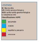 geomorfologico del locale territorio costiero in rapporto ai processi attivi e relative scale temporali suddivisione spaziale in «celle e unità fisiograficodinamiche» anche in rapporto alle azioni ed