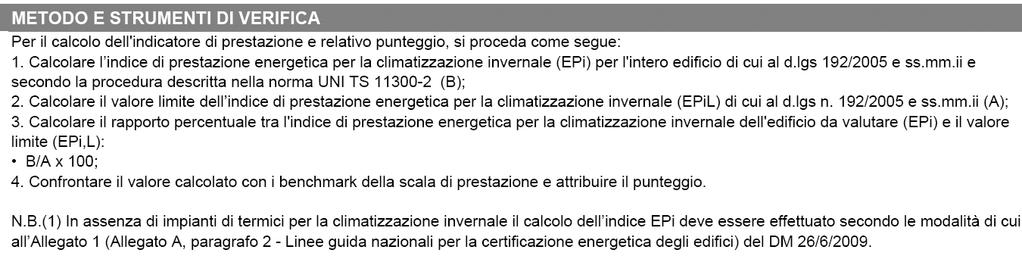 PROTOCOLLO ITACA UFFICI 2011 focus su alcuni