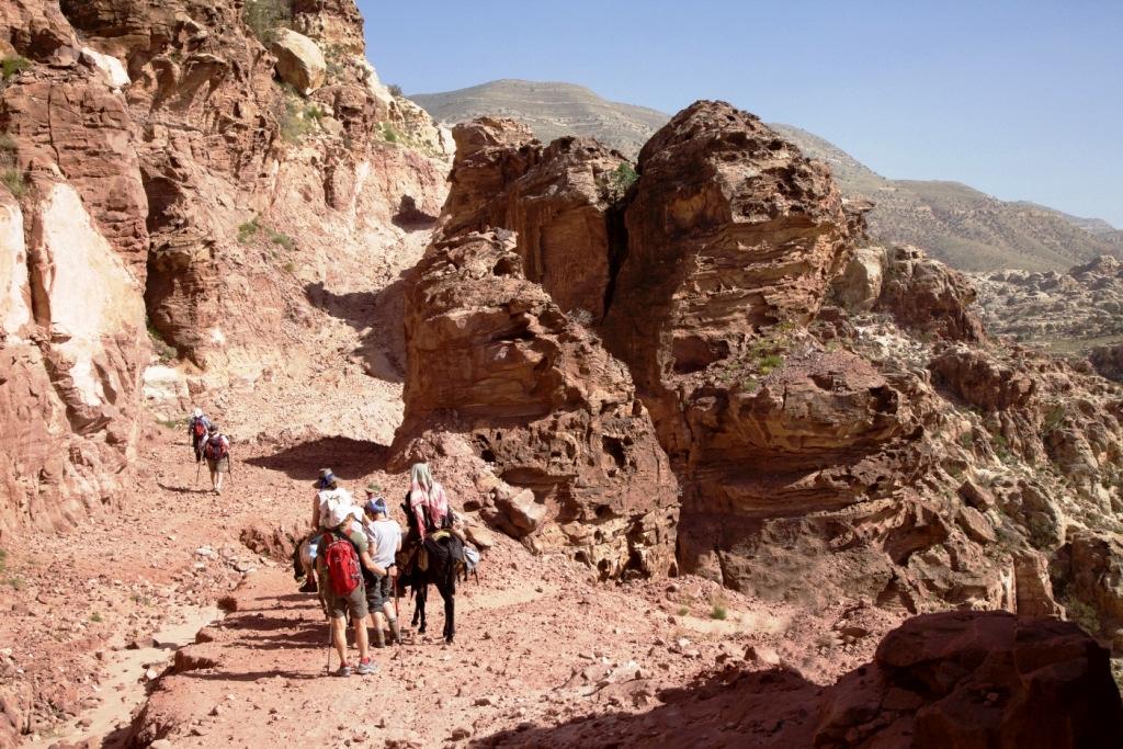 2 giorno / Trekking: wadi Dana Feynan Durata: circa 6 ore Dislivello: in discesa 850 m Dopo la prima colazione in hotel, si parte con l automezzo per wadi Dana per una giornata di cammino alla