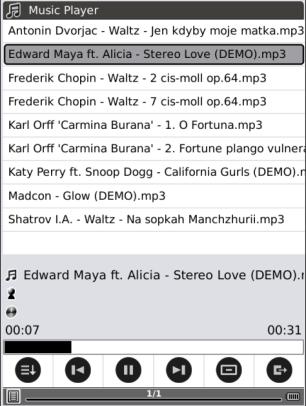 Musica Il dispositivo supporta i formati file MP3 e WAV.