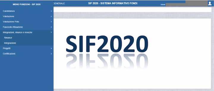 firmato e protocollato dalla scuola, deve essere inviata (attraverso il caricamento sul Sistema SIF2020) dall istituto beneficiario all Autorità di Gestione (ADG); l AdG verificherà l esistenza dei