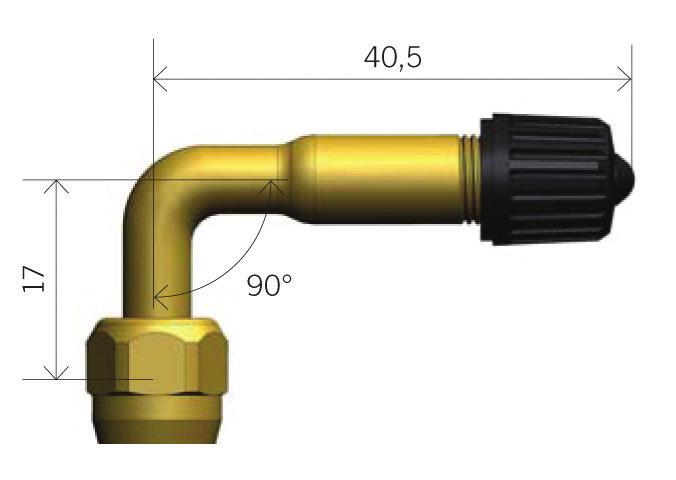 di fissaggio doppia 1144/2 PROLUNGA IN OTTONE 03BRGPR45