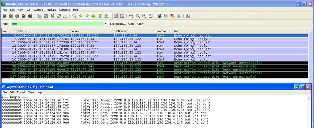 Un esempio di consegna Riferimenti http://wipfw.sourceforge.net/ http://www.wireshark.org/ http://www.netfilter.org/ Destinazione IP da bloccare: 130.136.5.