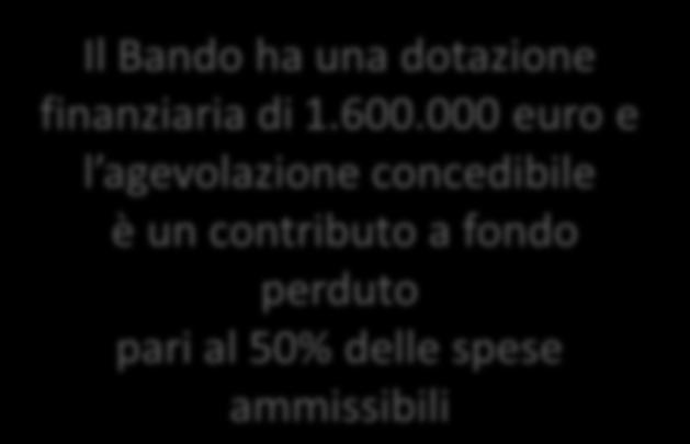 delle spese ammissibili OGGETTO DELL AGEVOLAZIONE SONO: Contratti di rete già