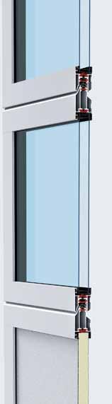 ALR F42 Thermo Grazie ai profili per finestratura a taglio termico e la specchiatura DURATEC in materiale sintetico questo portone offre i massimi livelli di trasparenza e coibentazione termica.