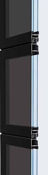I profili del telaio sono coordinati alle tonalità delle finestrature, in grigio o marrone. Tipo di portone ALR F42 Glazing ALR 67 Thermo Glazing ALR F42 Vitraplan Dimensioni portone Larghezza max.