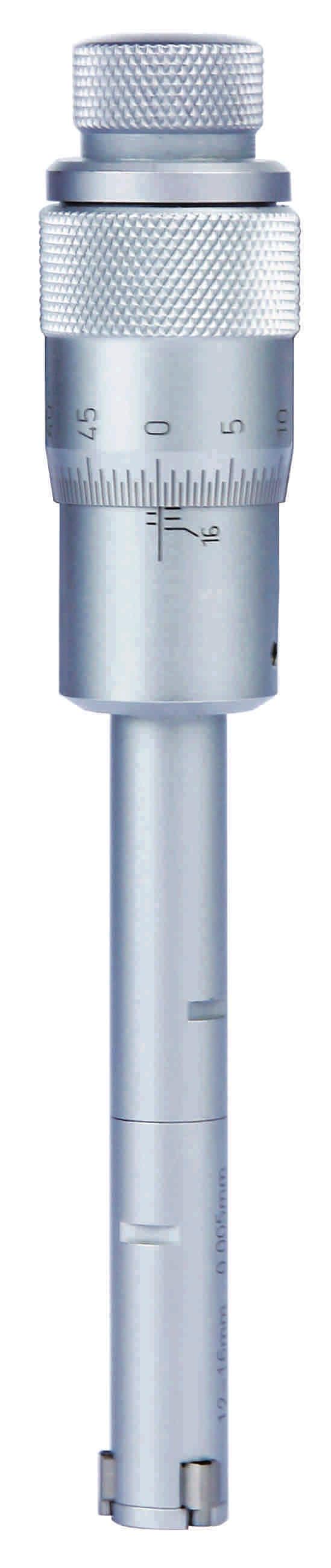 TRE PUNTE TRC3PMIC6-8 Graduazione 0,001 mm fino a 12 mm Graduazione 0,005 mm oltre i 12 mm Frizione sul codolo Punte in metallo duro intercambiabili Anello di riscontro incluso fino a 100 mm