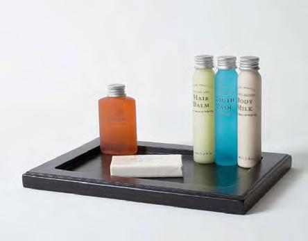 piedini in silicone / silicon tips code: LBA54805 articolo/item: espositore amenities / amenities tray materiali/materials: legno