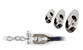 mm A=68 B=79 C=40 D=14 0290415 Ammortizzatore 0290404 Blocca catena Chain Clower - blocca catena In acciaio inox per ormeggi sicuri.