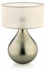 1 Lampada Lamp h. cm. 53 Decoro champagne - beige decoration 6102.1 Lampada Lamp h. cm. 53 Decoro tabacco - Tobacco decoration