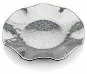 25 Decoro specchiato argento lucido - silver decoration 7215.4 Vaso Vase h. cm.