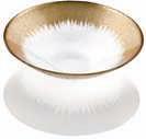 19 Trasparente decoro oro sfumato - Clear gold decoration 2896.10 Bolo Bowl Ø cm.