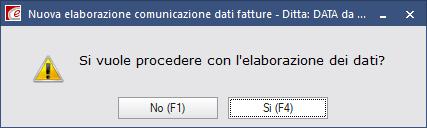 Al termine dell elaborazione, uscirà il