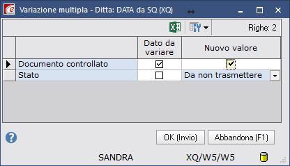 segue: Predisposizione comunicazione La predisposizione si effettua sempre da