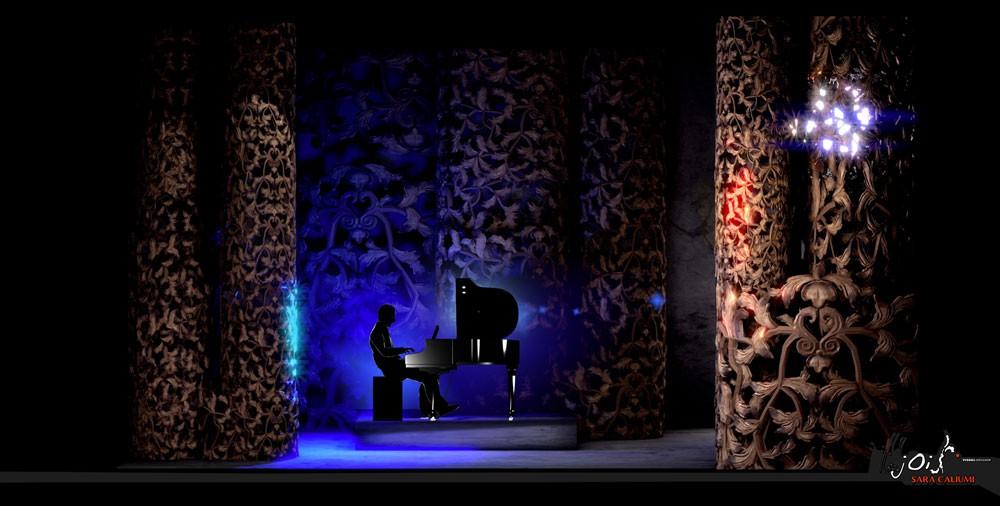 macy Con Intimacy, il suo nuovo spettacolo JeansMusic video e pianoforte, Matthieu Mantanus invita il pubblico nell'intimità tra l'interprete e la musica, in una stanza ricreata con un mapping video