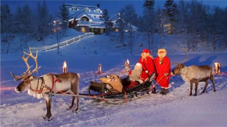 Disbrigo delle formalità d imbarco e volo diretto per Rovaniemi.