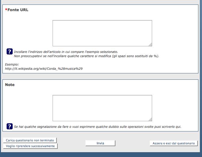 Nell inserimento dei dati (con il copia e incolla, non ridigitando) è possibile che vediate cambiare alcuni caratteri (gli spazi si trasformano in %, ecc.). E normale perché i dati sono convertiti in un formato più semplice.