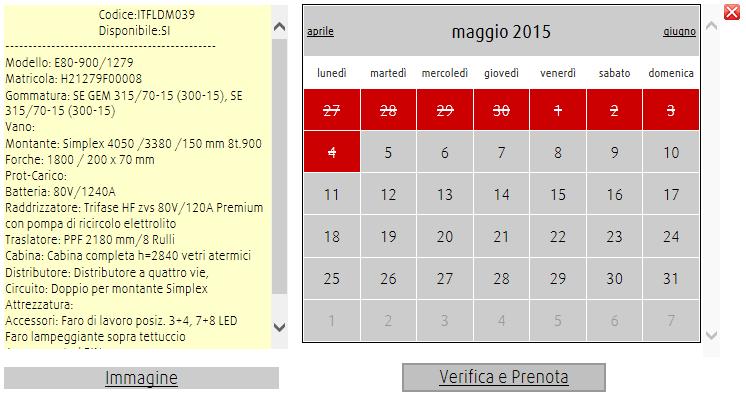 Per visualizzare il dettaglio della configurazione carrello, immagini e per procedere a