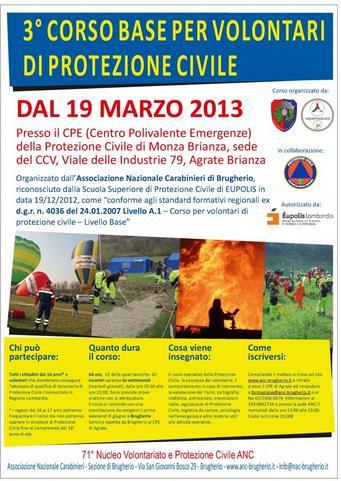 3 corso base per Volontari di Protezione