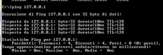 Verifica di raggiungibilità e dello stato di destinazione 0 8 16 31 TYPE 8 o