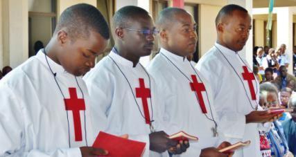 Aloice who is the Provincial Delegate in Kenya and other Camillian Priests from Kenya and Uganda.