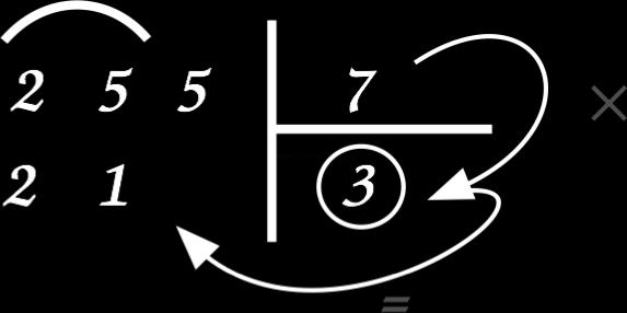 esattamente: 252:7=36 con