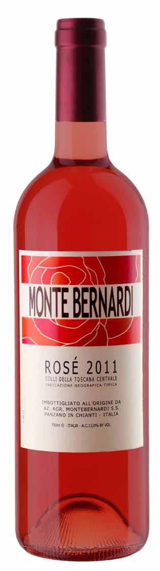 MONTE BERNARDI ROSÉ IGT Questo è un Rosé caratterizzato da grande eleganza e semplicità.