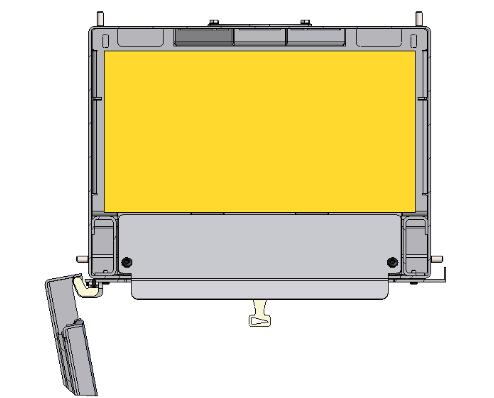 3 Inserire la piastra del fondo (3) con il numero stampato verso il basso nella camera di combustione, aggiustarla e