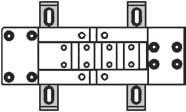 SPECIFICA PER SERRAGGI SINGOLI SPECIFIC FOR SINGLE CLAMP 800 TIPO (GRANDEZZA) MORSA VISE TYPE (SIZE) A = APERTURA MASSIMA A = MAXIMUM SPREAD MINIMA APERTURA INTERNO-ESTERNO MIMIMUM OPENING