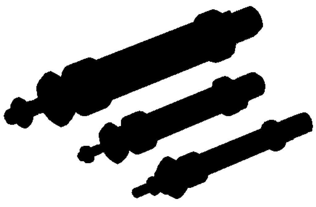 microcilindri ISO 64 minicylinders ISO 64 Conformi alla norma ISO 64 Compliant to norm ISO 64 Grande affidabilità e lunga durata High reliability and long life time Versione a doppio effetto,