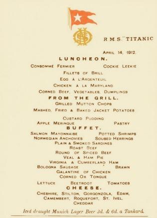 Gorgonzola sul Titanic Erborinato: ma che c entra il prezzemolo? Erborin, in dialetto lombardo, signiﬁca prezzemolo.