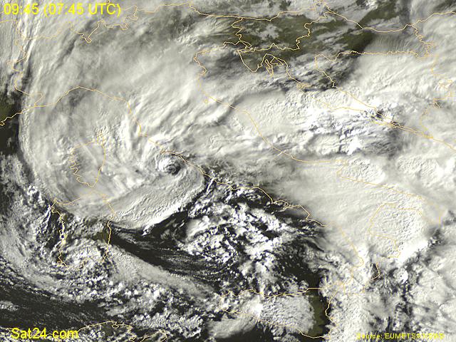 Figura 16. Immagine satellitare delle ore 7.